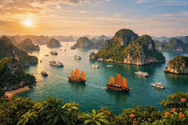 Hanoi to Halong Bay Overnight Cruise