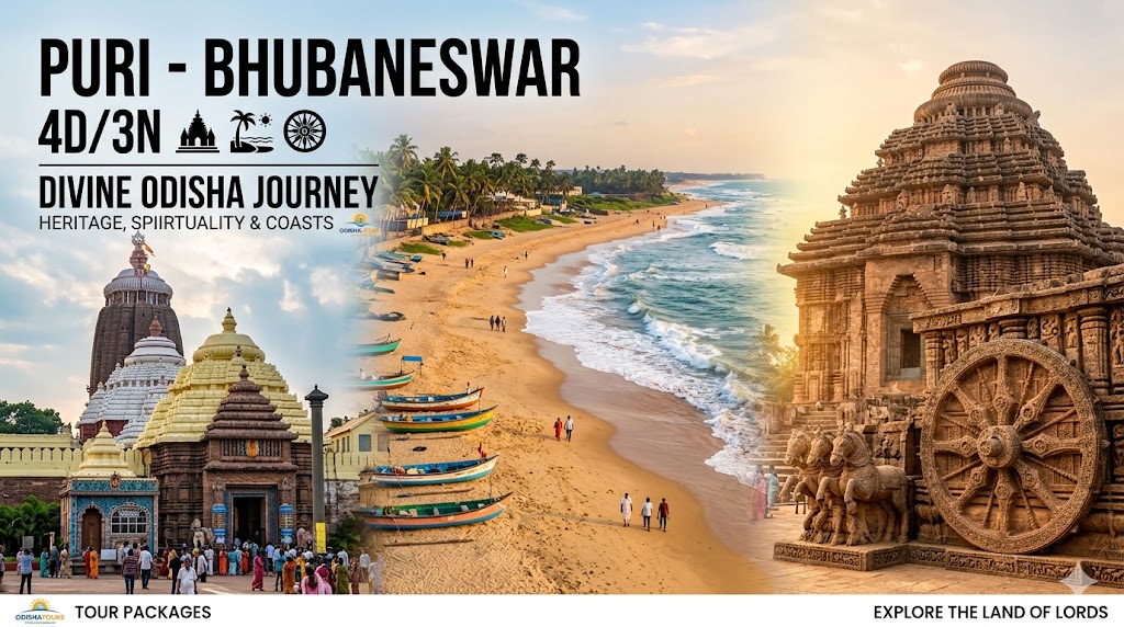 Puri- Bubaneshwar Tour- 4D