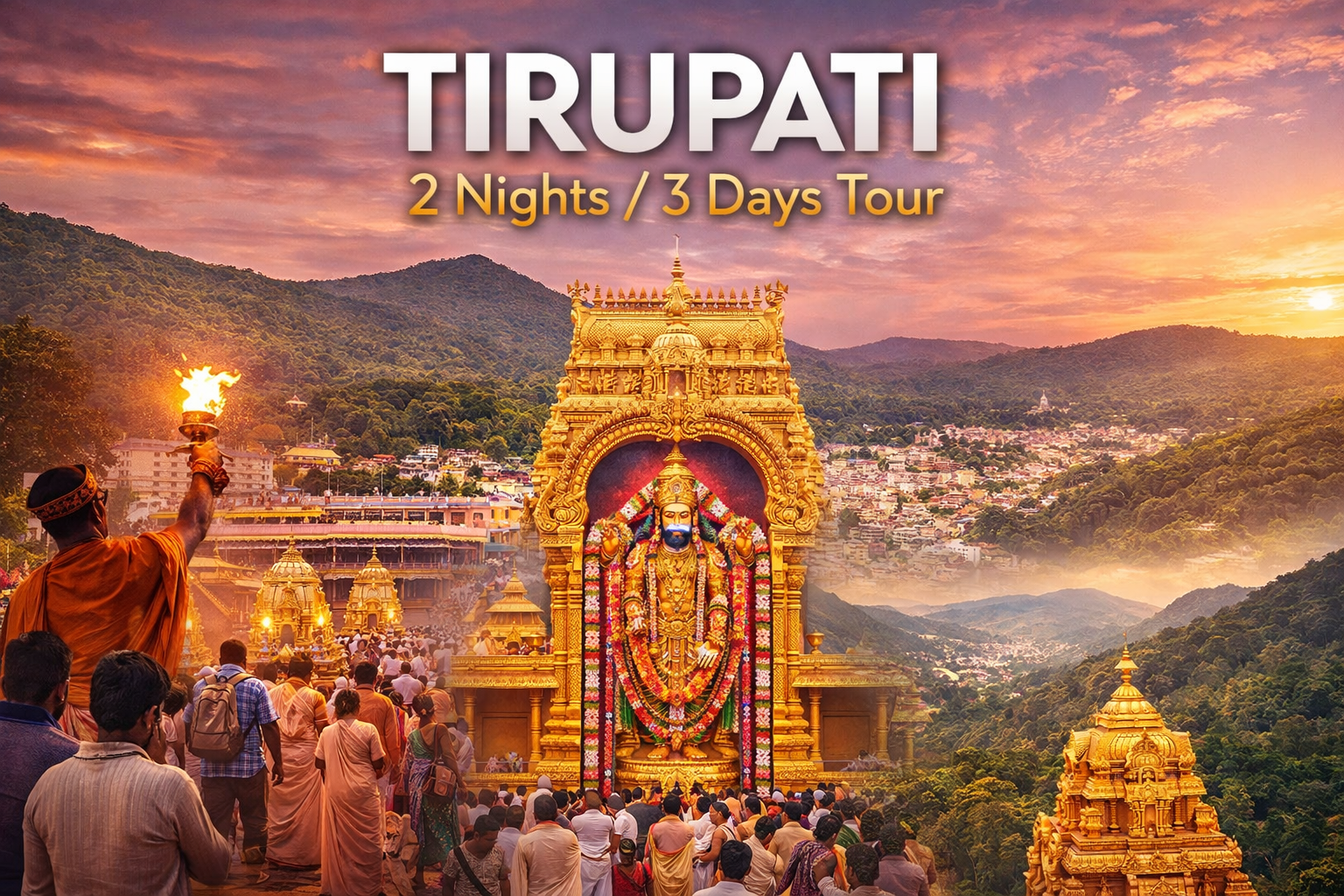 Tirupati 2N 3D